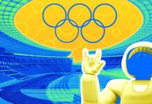 iot robot at the olympics